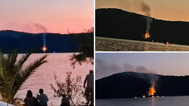 Buknuo požar na otoku Zlarinu