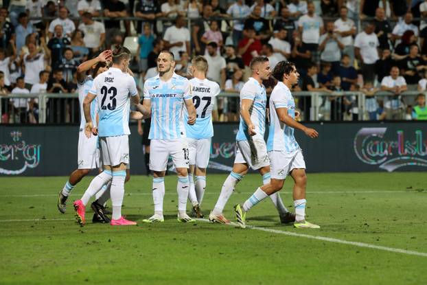 Rijeka: Uzvratna utakmica 3. pretkola Konferencijske lige HNK Rijeka - B36 Torshavn.