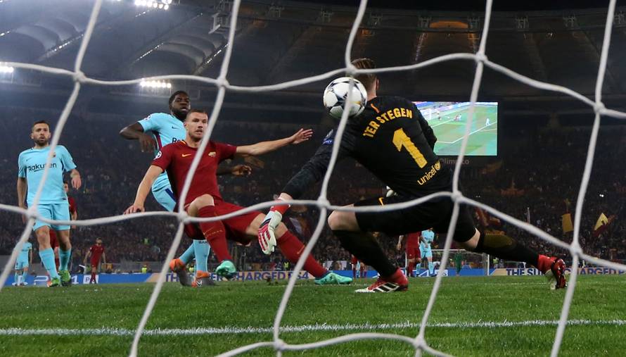 Champions League Quarter Final Second Leg - AS Roma vs FC Barcelona