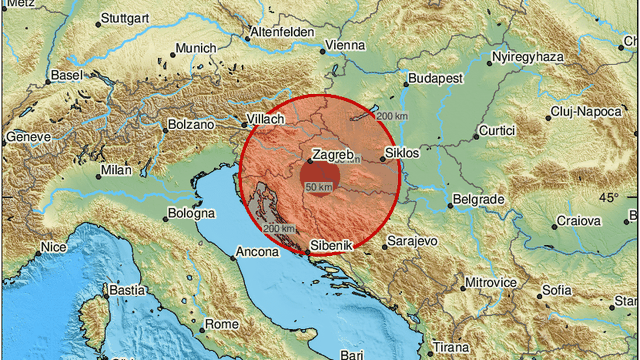 Kod Petrinje potres jačine 2,5 po Richteru: 'Čuo se jak zvuk, kao eksplozija, a zatim i trzaj'