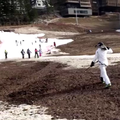 VIDEO U BiH je tako toplo da je skijalište postalo blatna kaljuža