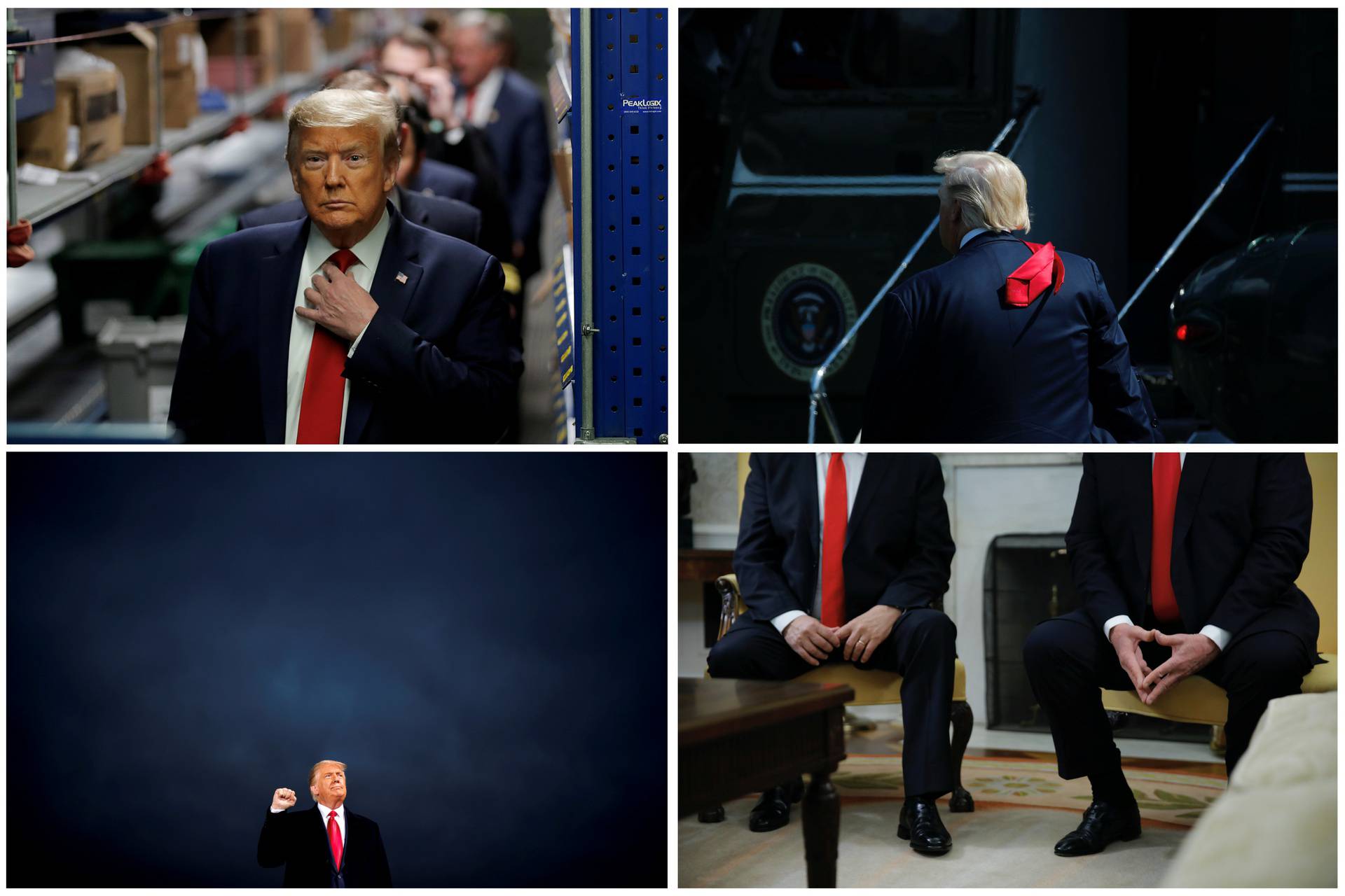 The Wider Image: Trump sought the world's attention and got it. Now the White House reality show ends