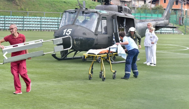 Spahić helikopterom prebačen u Sarajevo, izvan je opasnosti
