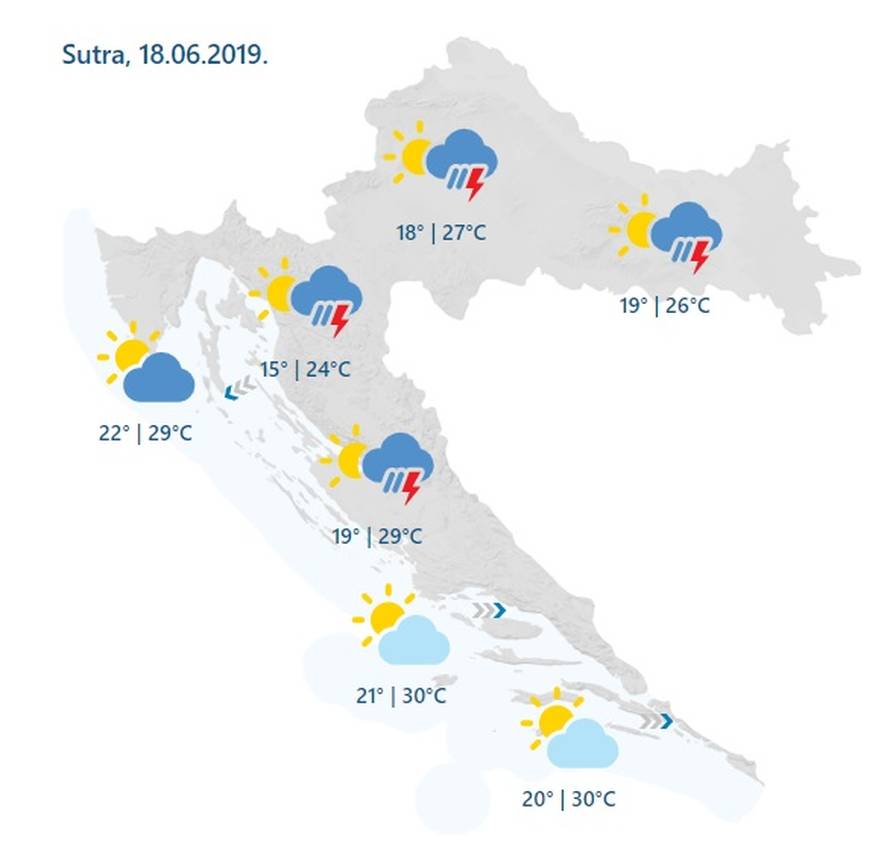 Kakvo vrijeme čeka Hrvatsku nakon oluje, tuča i pijavica?