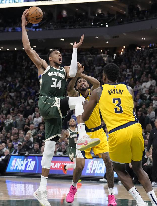 NBA: Playoffs-Indiana Pacers at Milwaukee Bucks