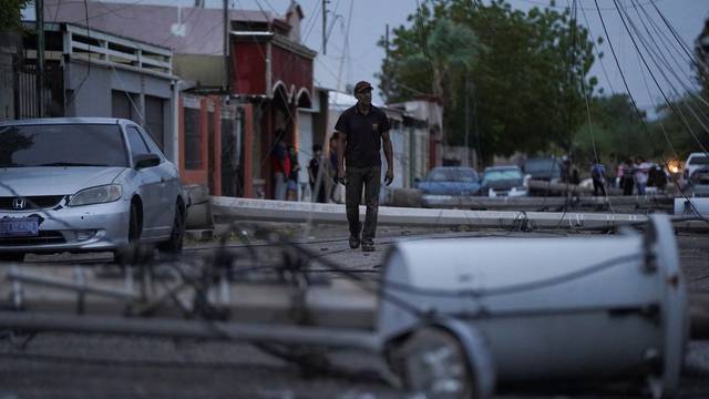 Tropical Storm Hilary hits Baja California state, in Mexicali