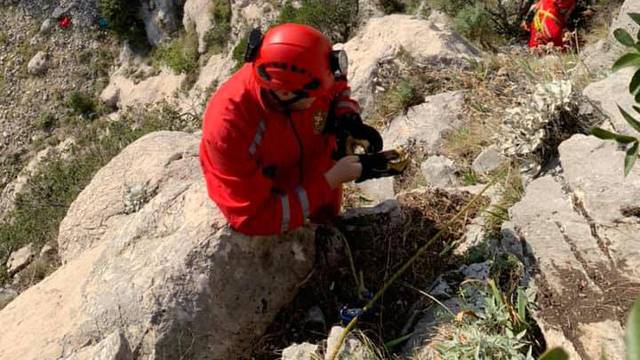 Drama na Biokovu: Lovac sa psima ostao zaglavljen u stijeni