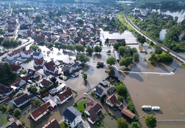 Floods in Bavaria - Reichertshofen