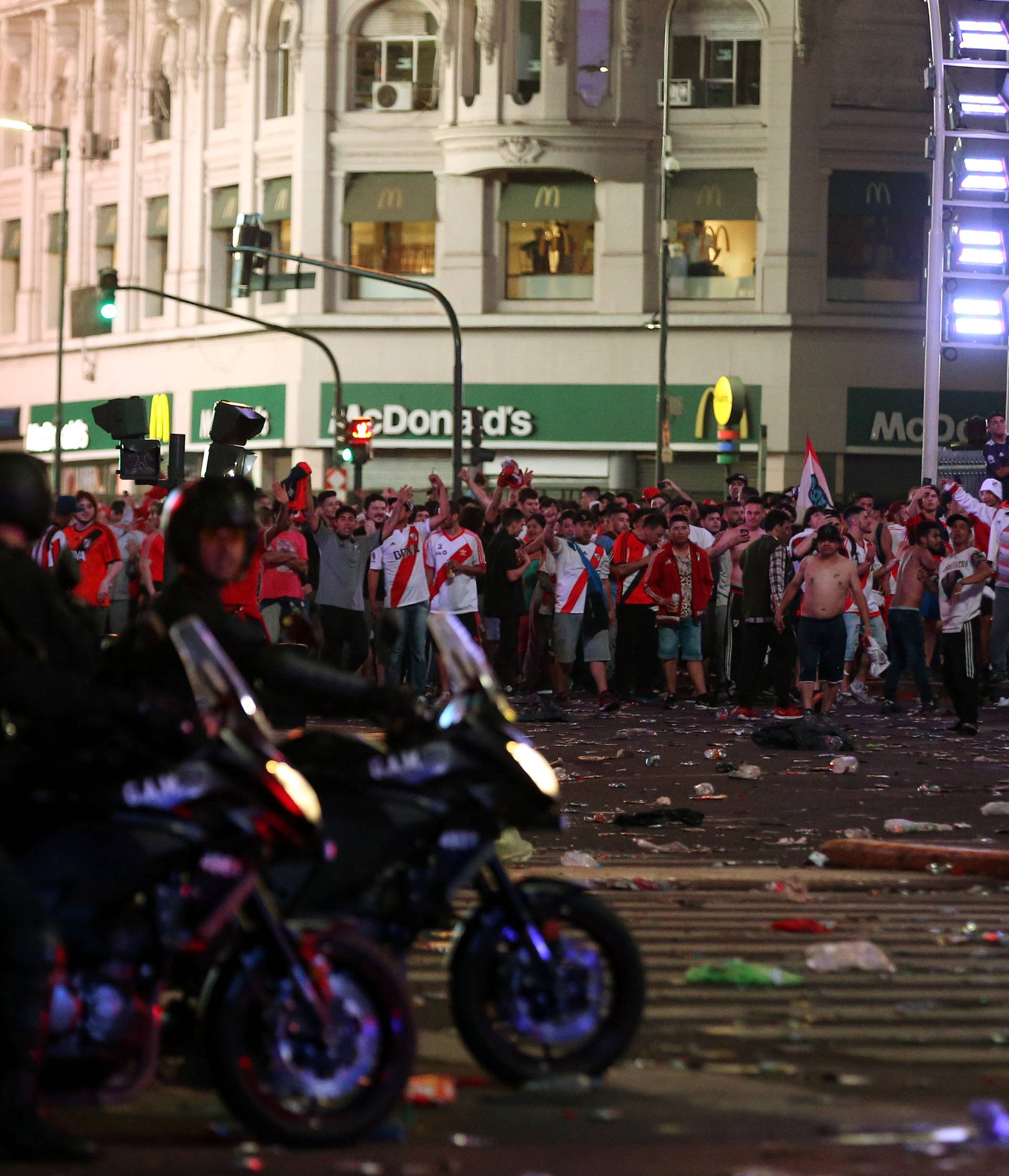 Copa Libertadores Final - River Plate fans celebrate the Copa Libertadores title