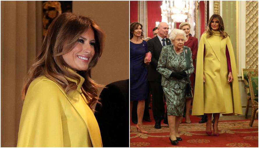 Došla kod kraljice: Melania je prošetala kaput od 37.000 kn