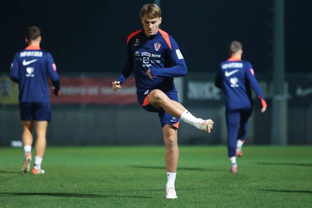 Rijeka: Trening hrvatske nogometne reprezentacije