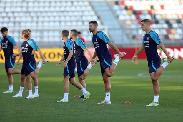 Rijeka: Trening Hrvstake nogometne reprezentacije