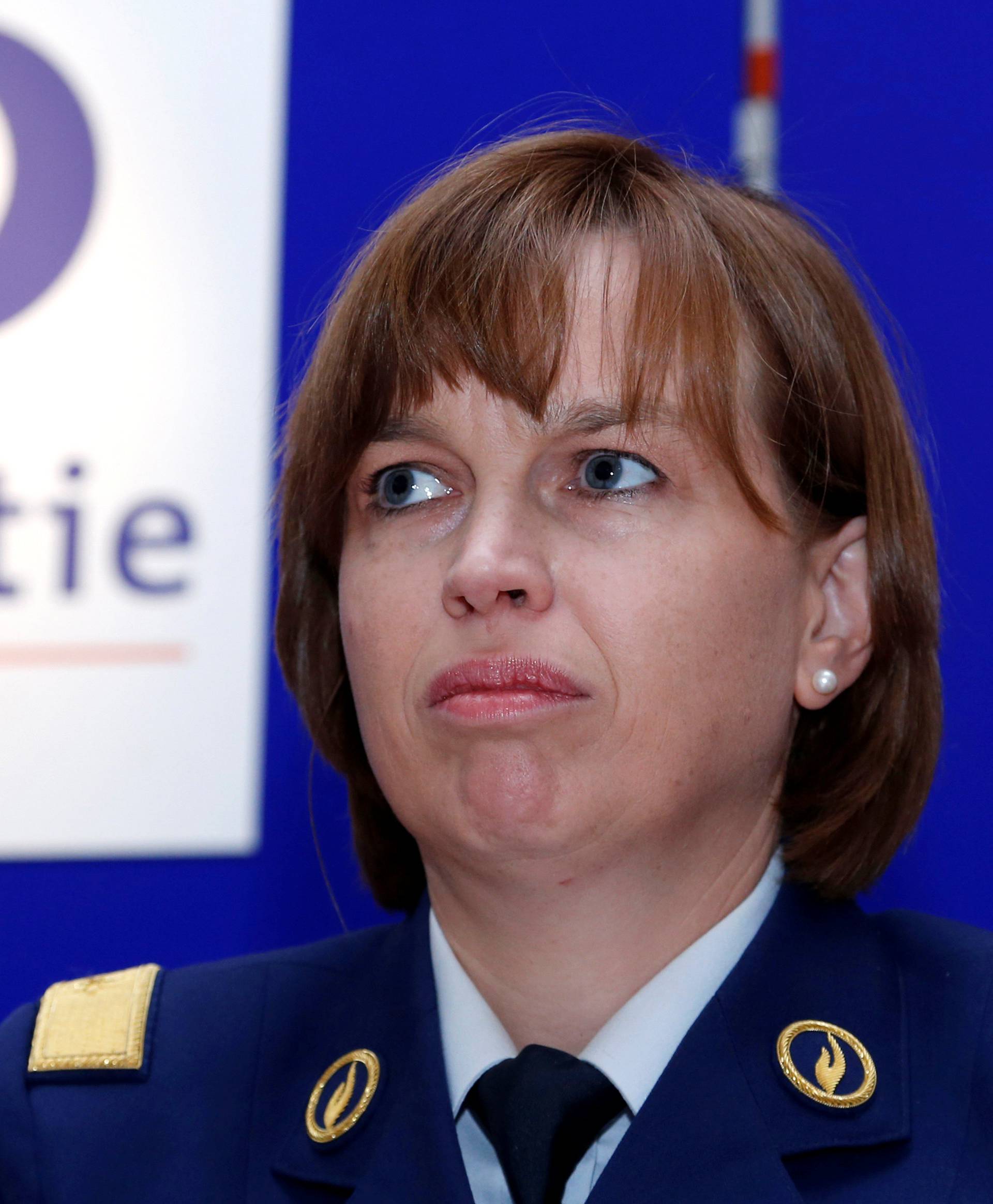 FILE PHOTO: Head of the Belgian federal police De Bolle addresses a news conference in Brussels
