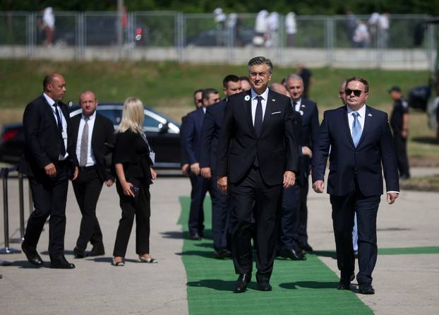 Andrej Plenković na obilježavanju 30. godišnjice genocida u Srebrenici