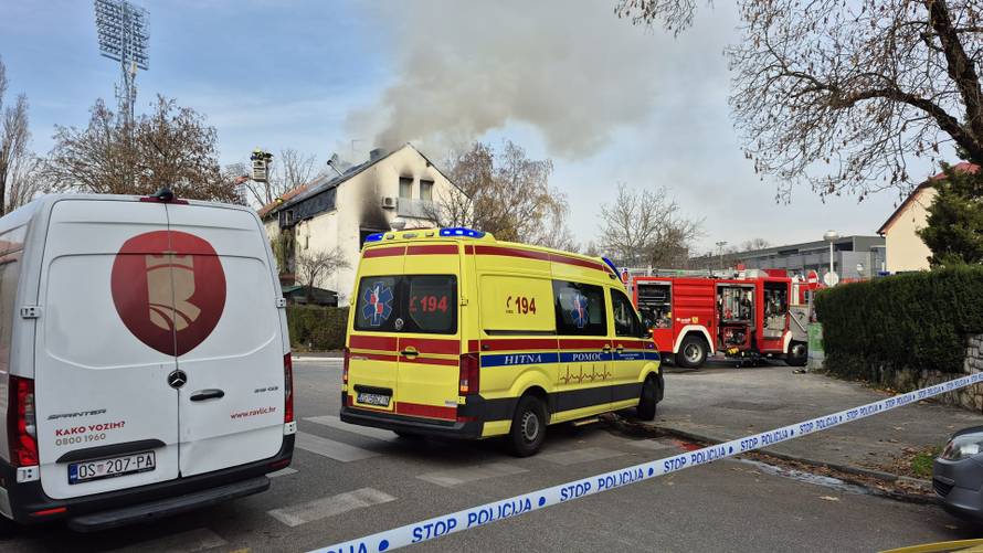 VIDEO Buktinja u Maksimiru: Zapalila se kuća, širi se crni dim