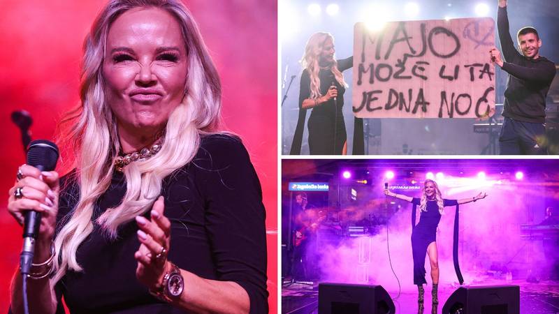 Maji Šuput donijeli transparent na podij: Može li ta jedna noć?; Mnogi se zapitali gdje je Šime