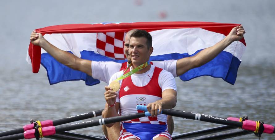 Rowing - Men's Double Sculls Victory Ceremony