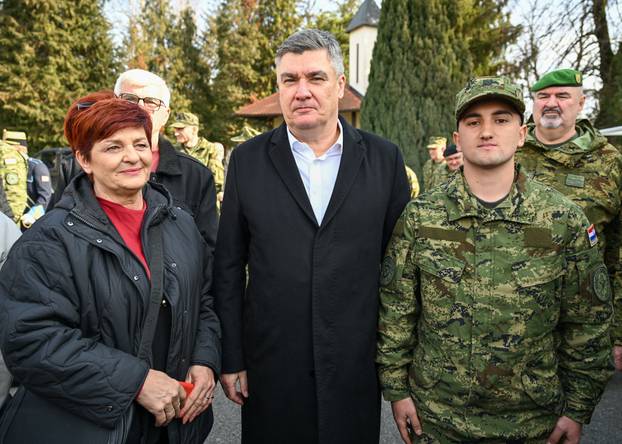 FOTO Milanović: 'O angažmanu vojske izvan domovine uvijek ćemo jako dobro razmisliti'