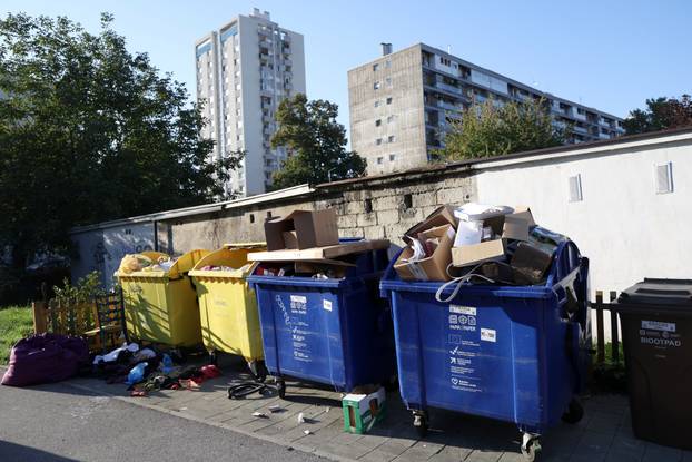 Zagreb: Čistoća štrajka treći dan, sve više smeća
