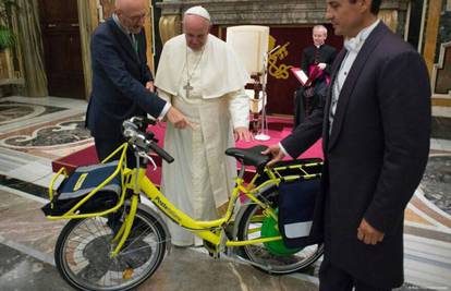 Ekologija: ‘Zeleni’ bicikl papi Franji stigao je iz Ludbrega 