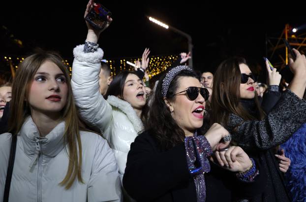 Split: Doček Nove godine na Rivi