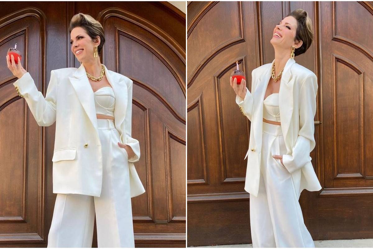 Bojana Gregorić proslavila 50. rođendan i pozirala u odijelu