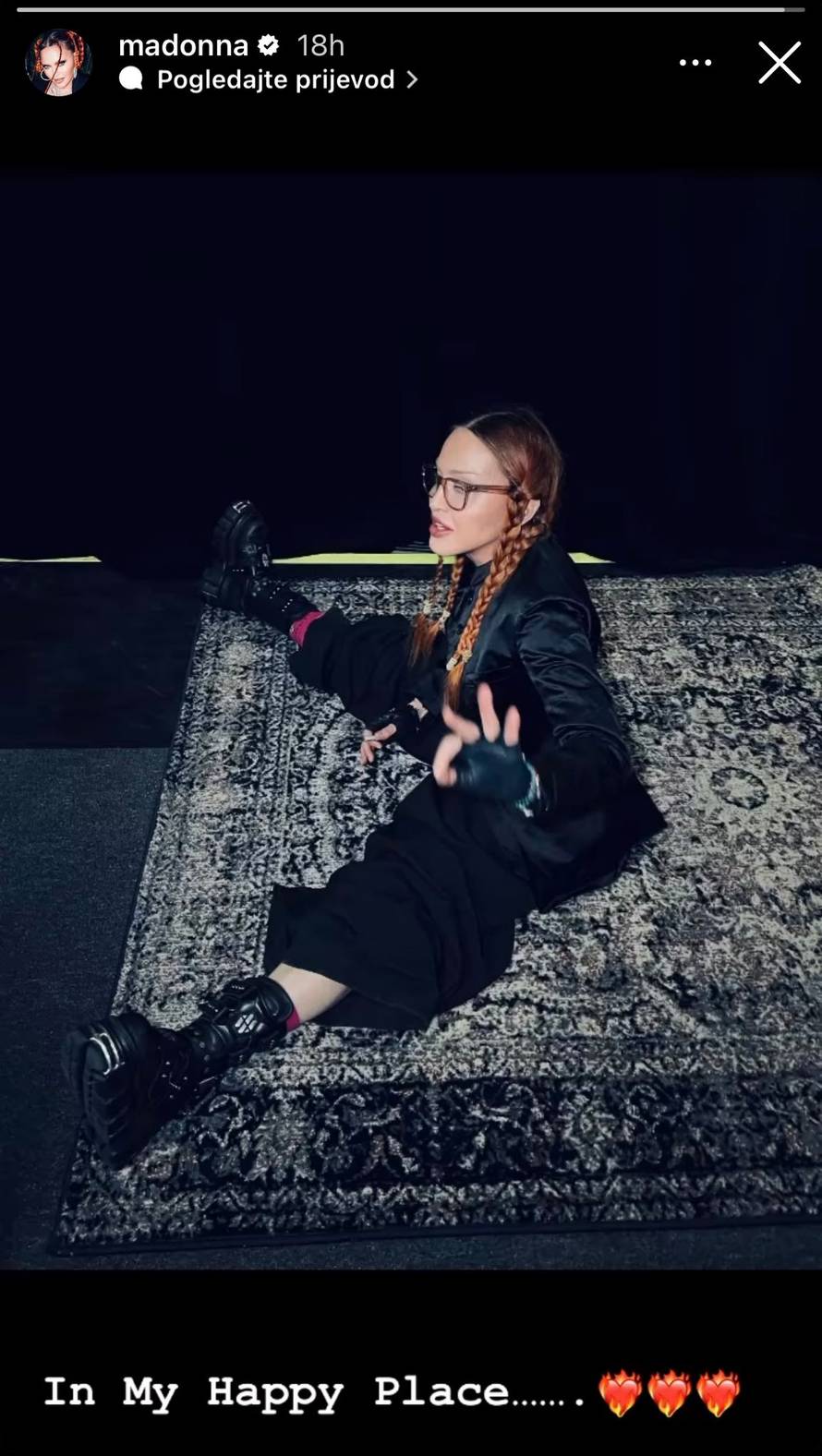 Madonna podijelila fotografije iz studija: 'Moje sretno mjesto'