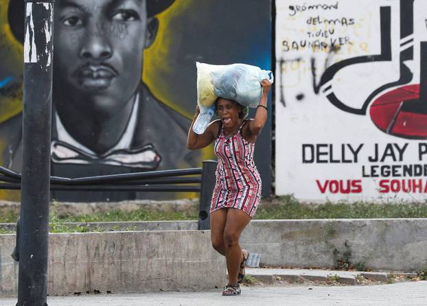 Gunfire near Haiti's National Palace, in Port-au-Prince