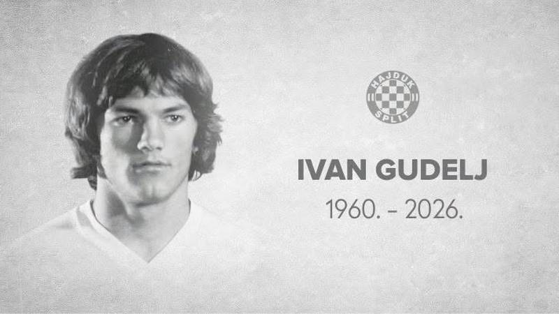 Hajduk i Torcida oprostili se od Ivana Gudelja: 'Otišao je jedan od velikih. Adio, Ivane!'