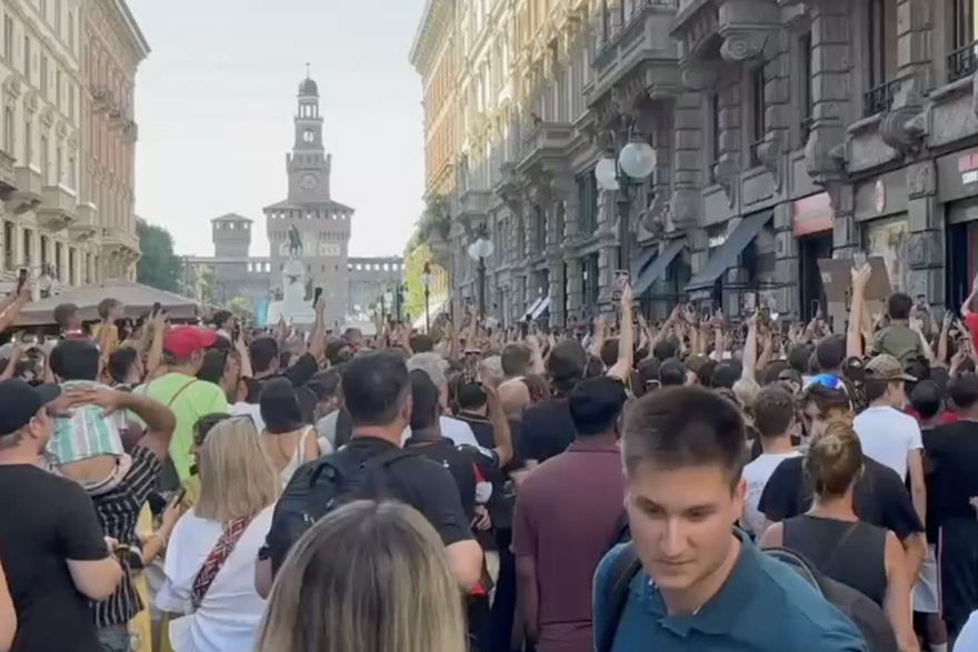 Ludnica u Milanu zbog Luke Modrića