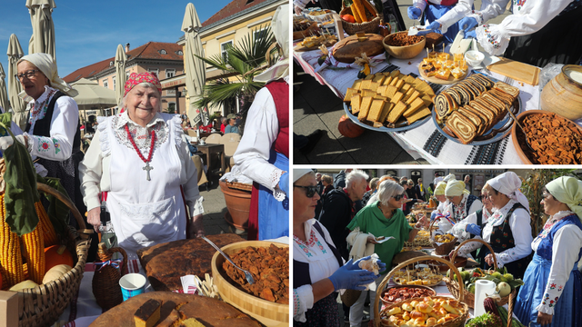 FOTO Samoborci i turisti uživali u delicijama kumica: U ponudi su bili čvarci, kruh, češnjovke...