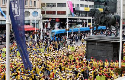 Sindikati najavljuju prosvjede, prvi veliki već za Praznik rada