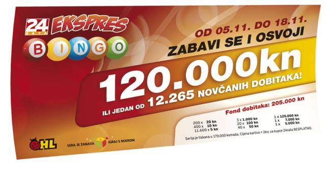 Samo u 24: Osvojite 120.000 kn ili jedan od 12.349 dobitaka!