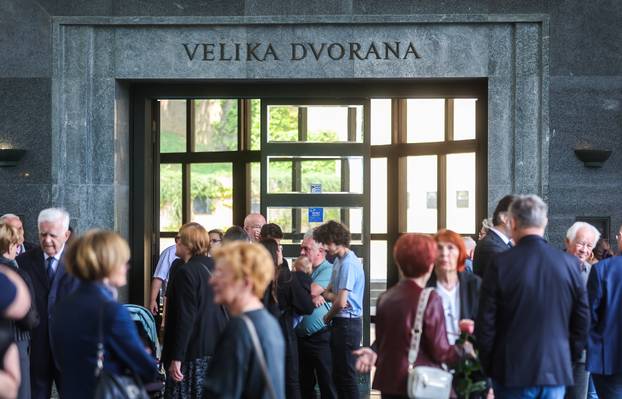 Zagreb: Posljednji ispraćaj Stjepana Andrašića 