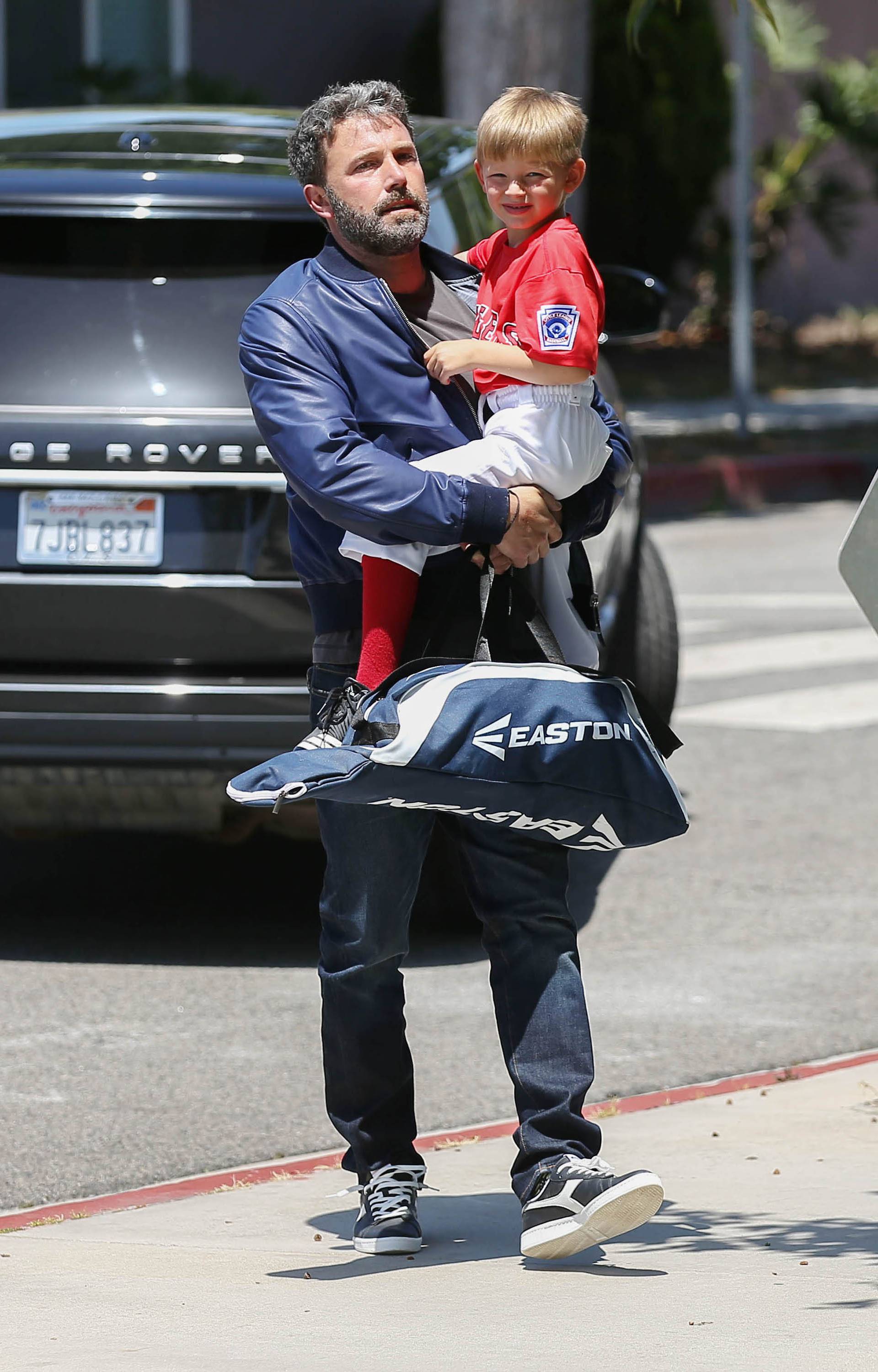 Ben Affleck and family are seen in Los Angeles