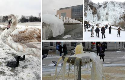 Okovani smo ledom: Vukovar na -16°C,  vjetar radi probleme