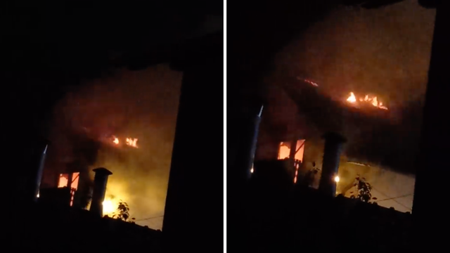 Zbog udara munje planula je obiteljska kuća u Brestju, vatra je ugašena u brzoj intervenciji