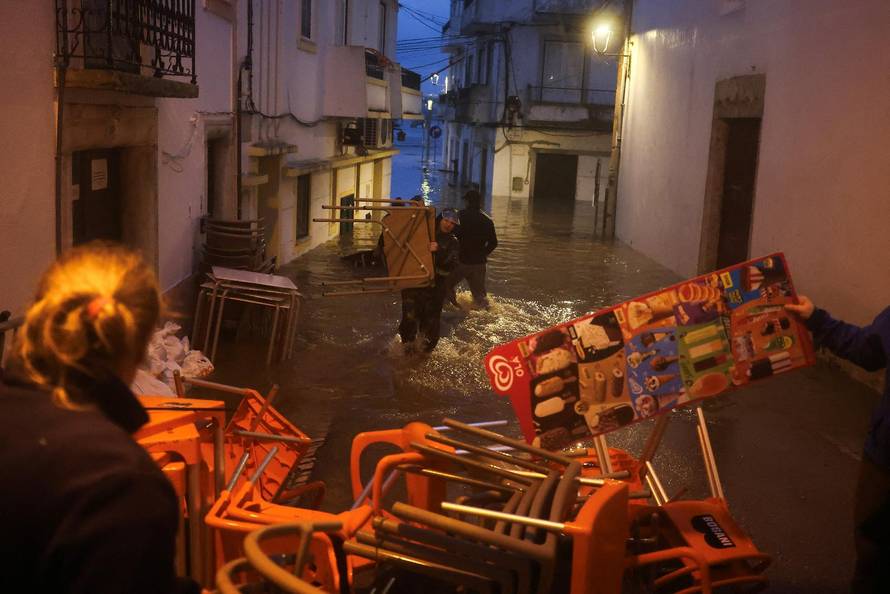 Storm Leo reaches Alcacer do Sal