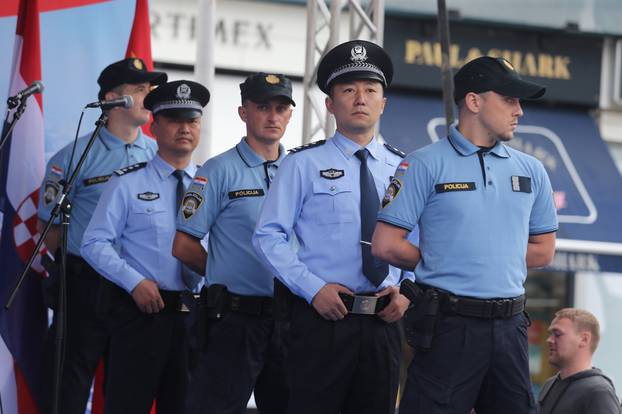 SveÄano otvorenje ZajedniÄke policijske patrole tijekom turistiÄke sezone izmedju Hrvatske i Kine