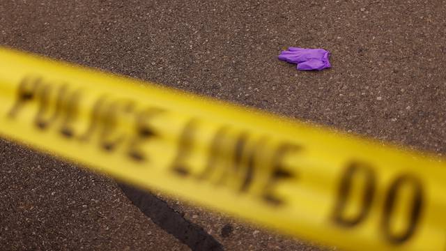 Scene of an SUV crashed after a traffic stop by the Border Patrol