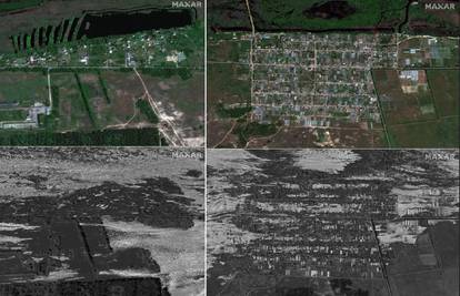 Satelitske snimke pokazale su razmjere užasa nakon uništenja brane: 'Žele potopiti naš grad!'
