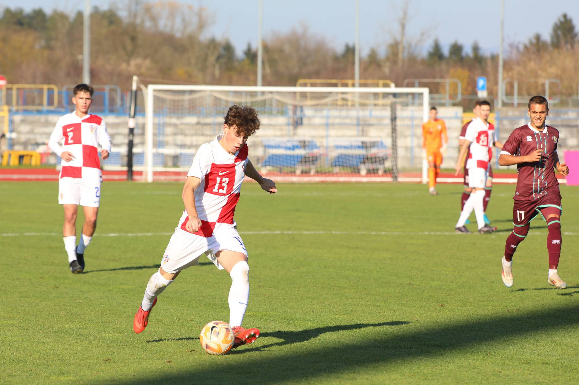 Karlovac:Utakmica Hrvatska - Bjelorusija U-19