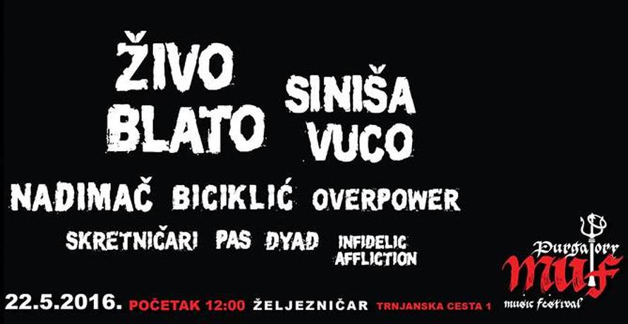 Živo blato i Siniša Vuco headlineri prvog Muf festivala