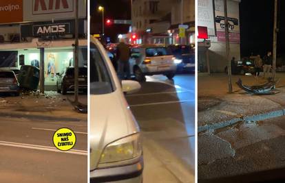 VIDEO Teška nesreća u Zagrebu:  Sudarila se dva auta na Ilici, jedan se odbio i udario pješaka