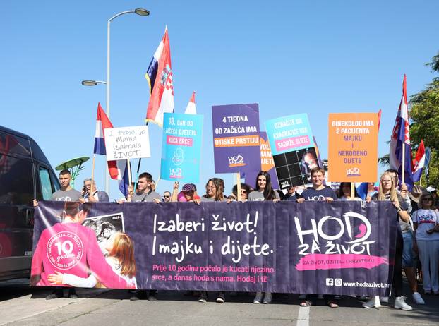 Prvi put u Šibeniku održan Hod za život