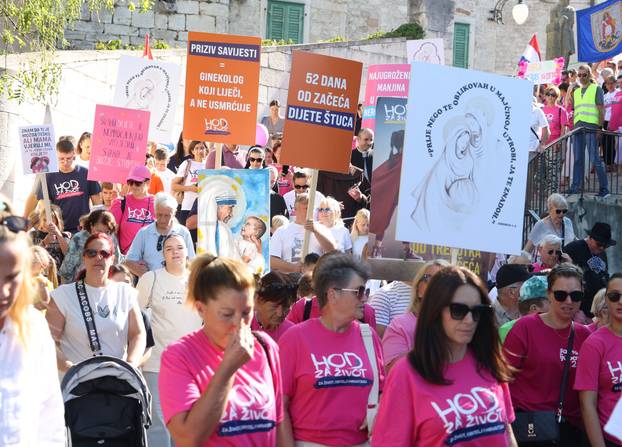 Prvi put u Šibeniku održan Hod za život