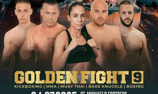 Golden Fight priprema spektakl na šibenskoj tvrđavi! Event će predvoditi borba za pojas