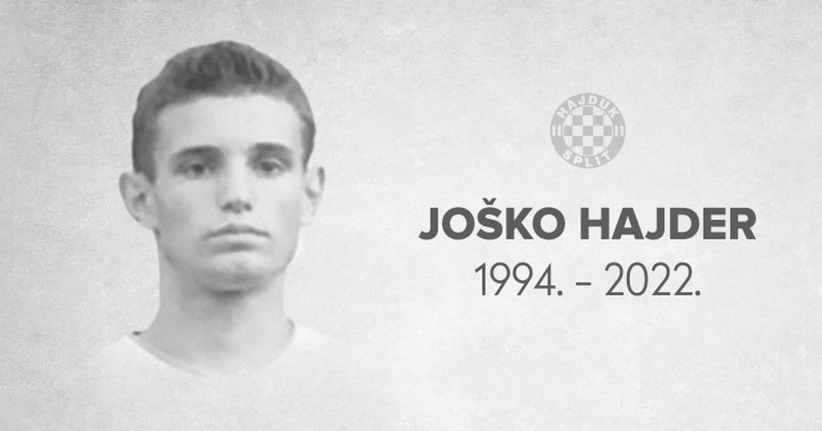 Joško Haider, Hajduk, passed away