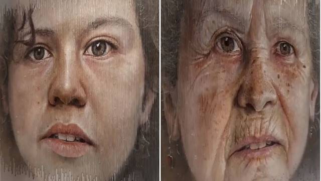 Umjetnik radi slike koje 'ostare' ili 'umru' dok prođete kraj njih