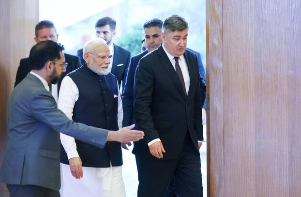 Zagreb: Zoran Milanović primio Narendru Modija